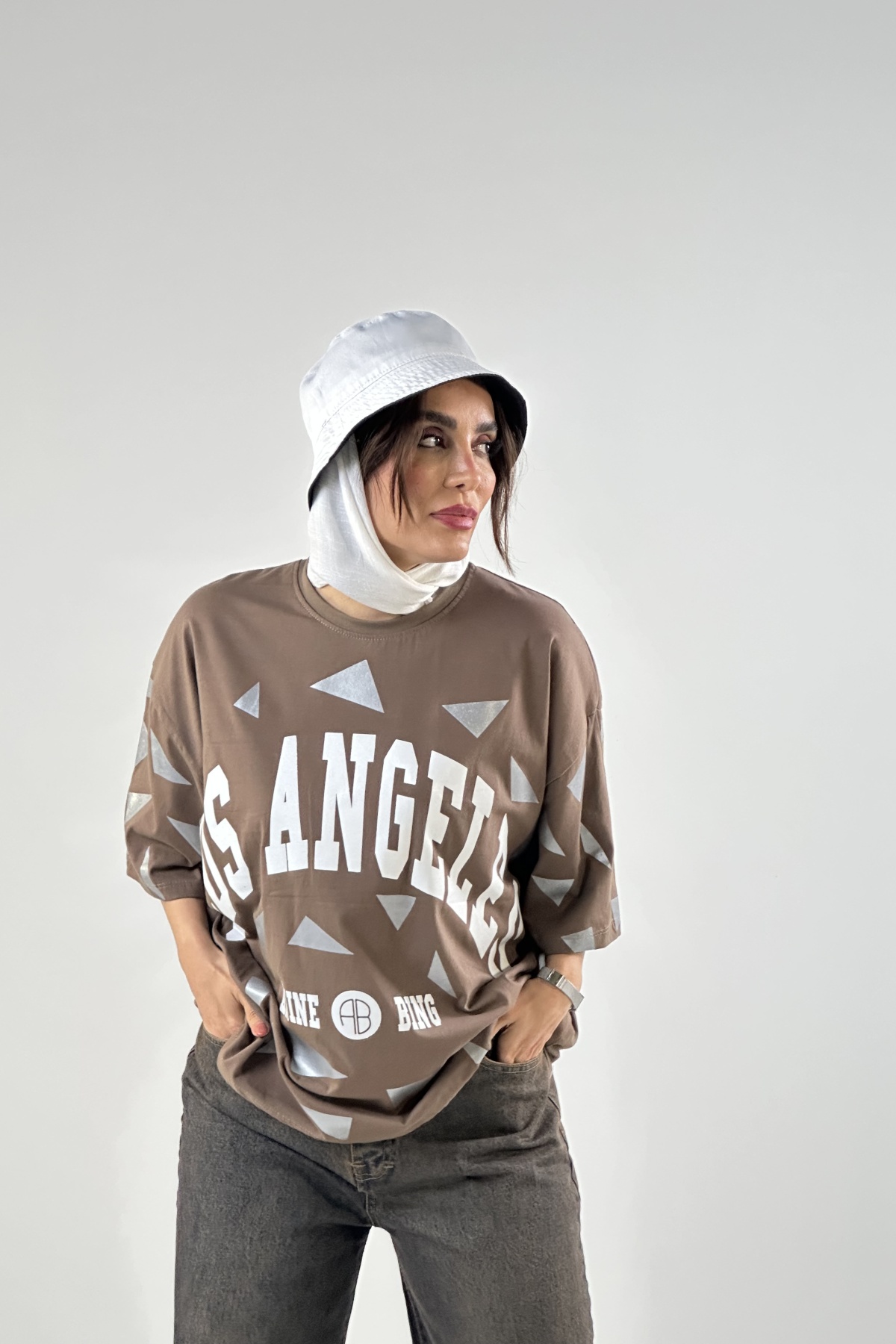 تیشرت باکسی LOS ANGELS