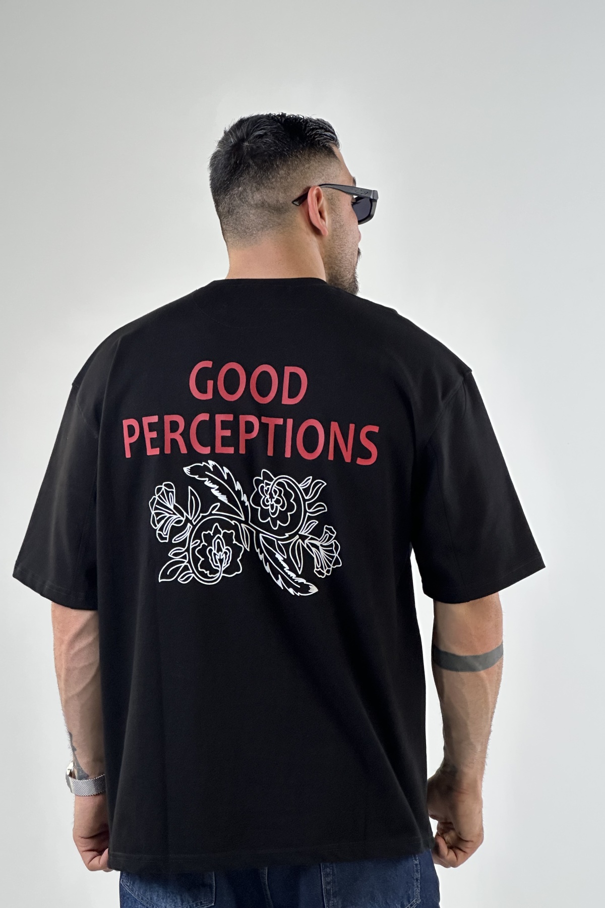 تیشرت چاپ GOOD PERCEPTIONS ماکان (7675)