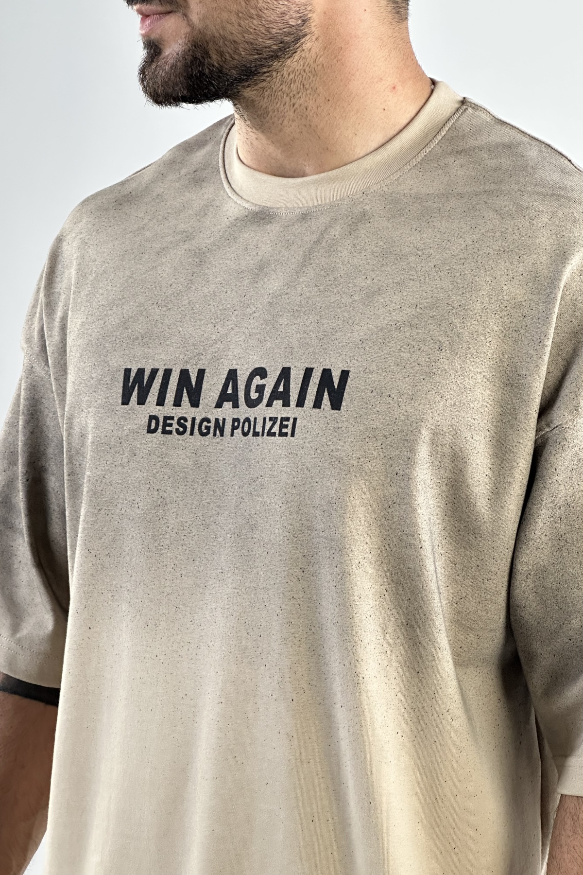 تیشرت WIN AGAIN پنبه  (7776)