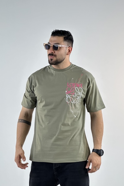 تیشرت گلدوزی LOEWE پنبه 