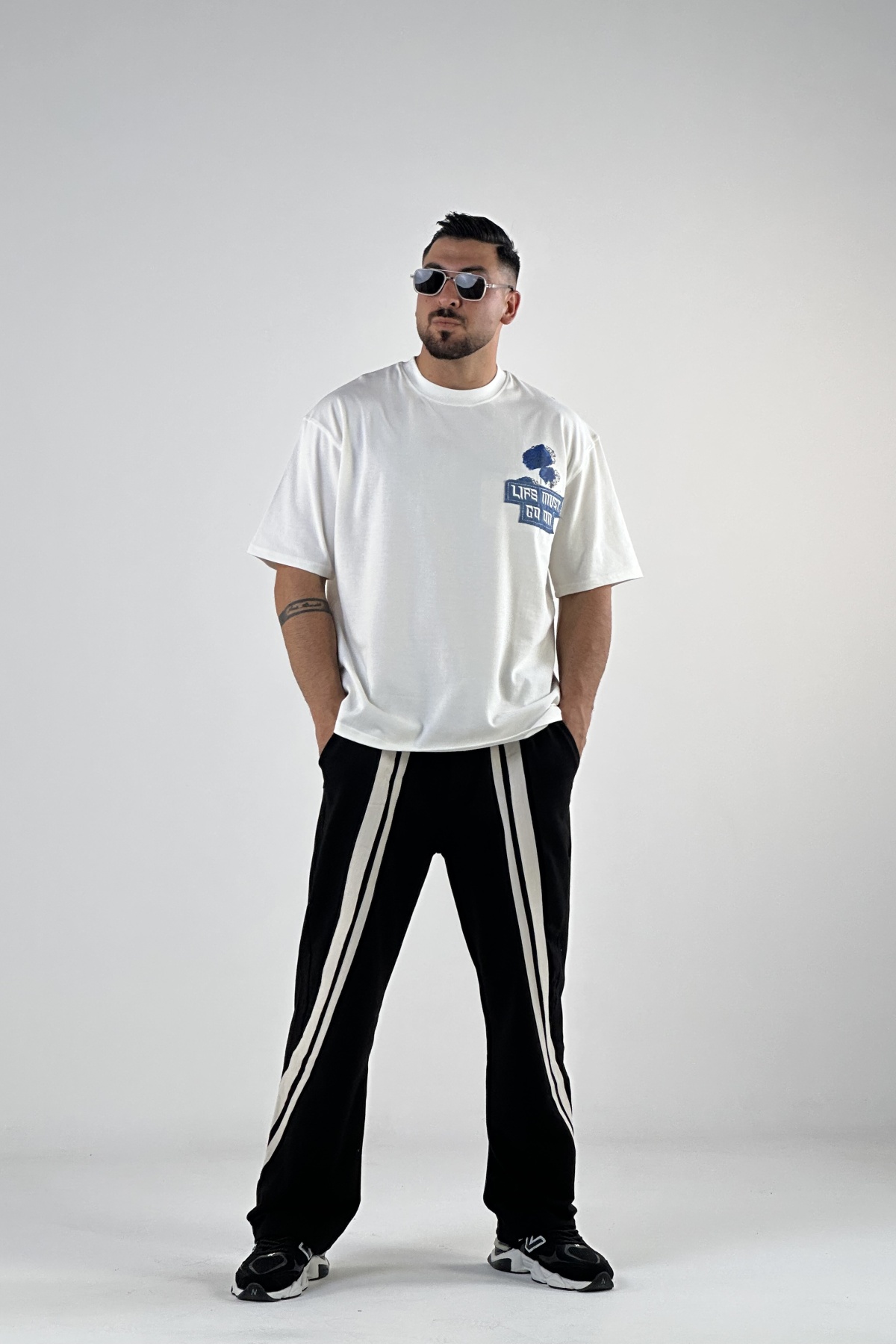 تیشرت چاپ و گلدوزی طرح چینی  (8170)