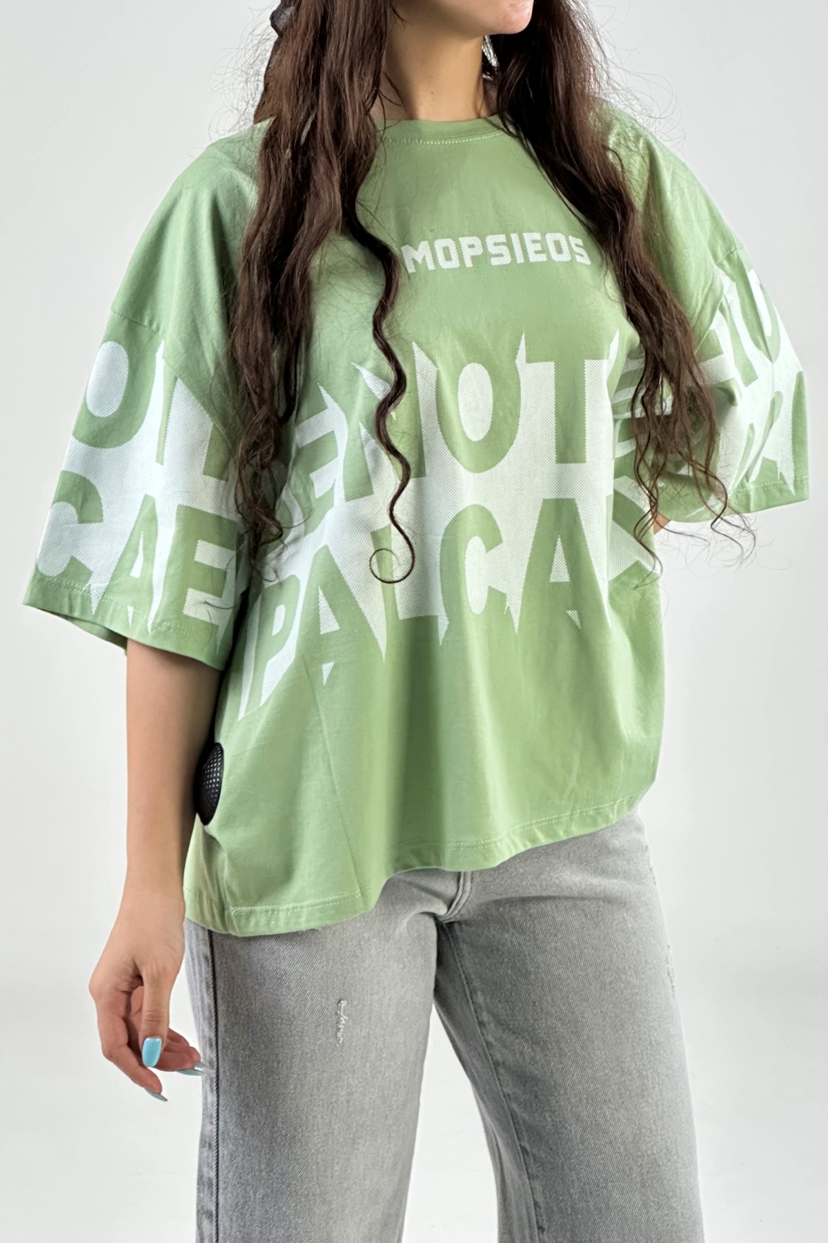 تیشرت چاپ MOPSIEOS پنبه  (8024)