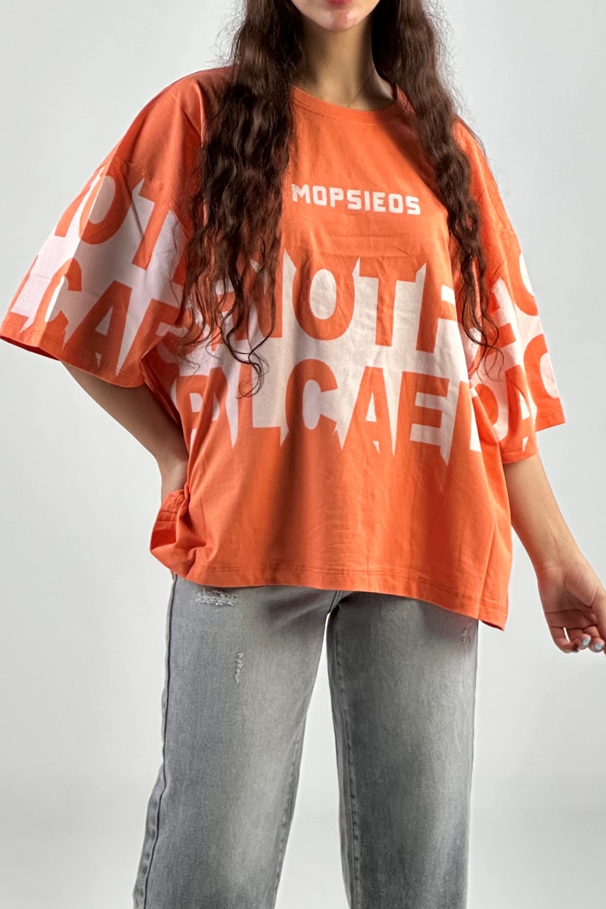 تیشرت چاپ MOPSIEOS پنبه  (8024)