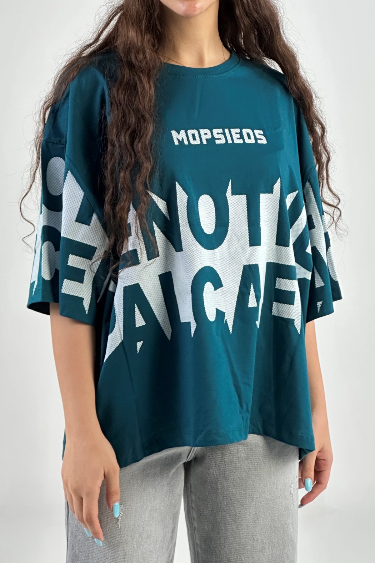 تیشرت چاپ MOPSIEOS پنبه  (8024)