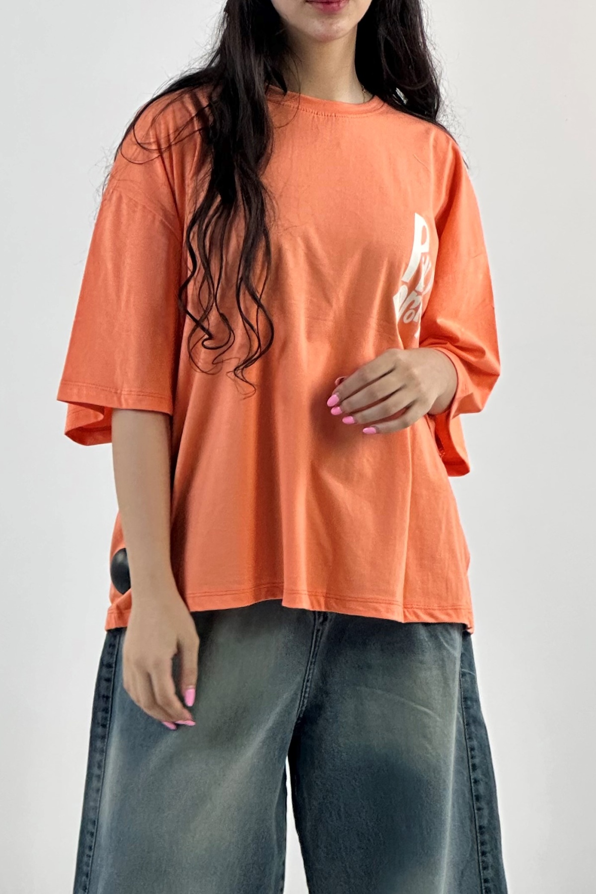 تیشرت چاپ PINKY پنبه (8024)