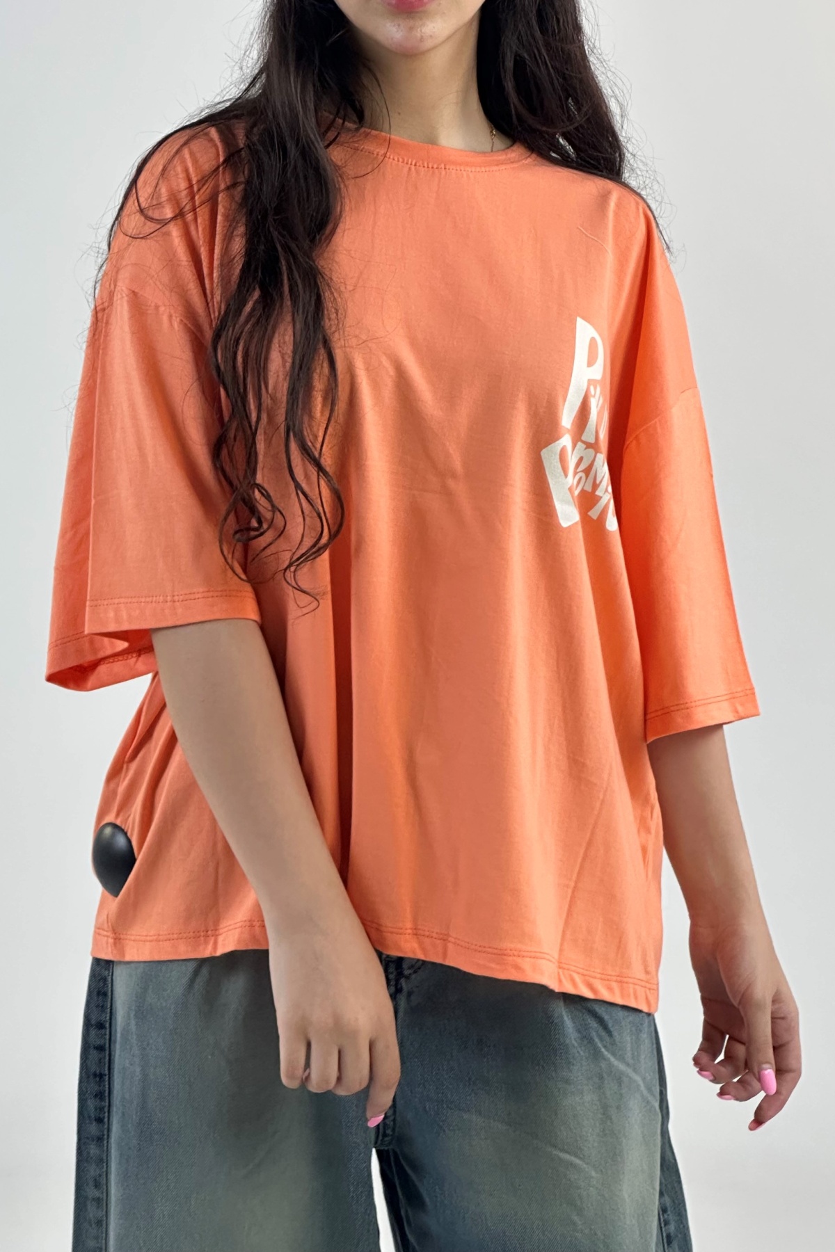 تیشرت چاپ PINKY پنبه (8024)