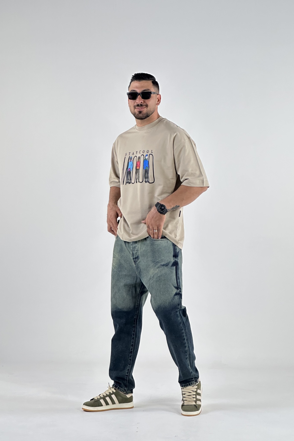 تیشرت چاپ MOOD دونخ  (8309)