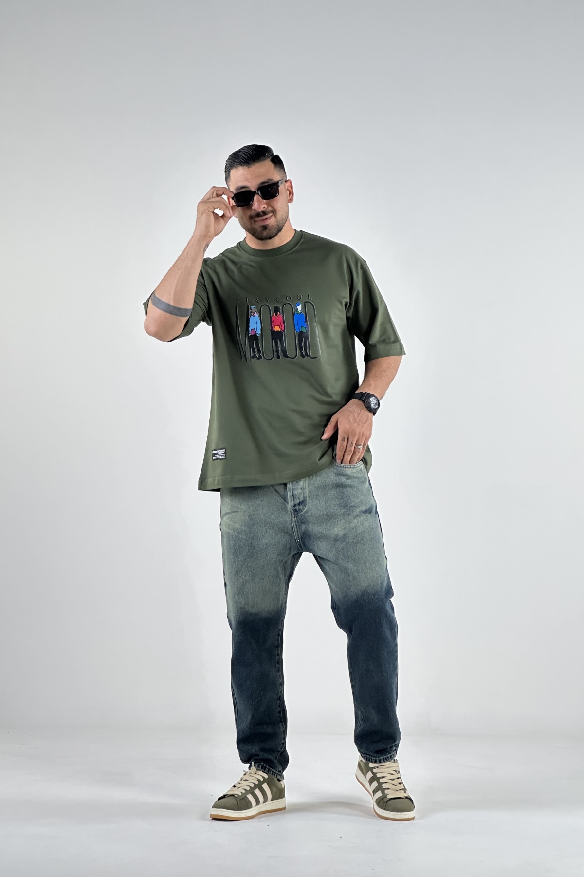 تیشرت چاپ MOOD دونخ  (8309)