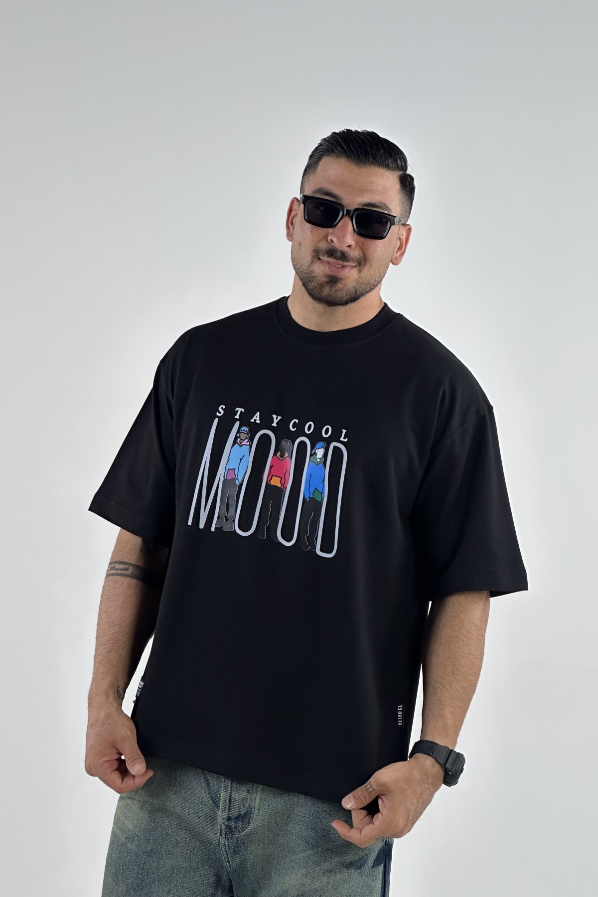 تیشرت چاپ MOOD دونخ  (8309)