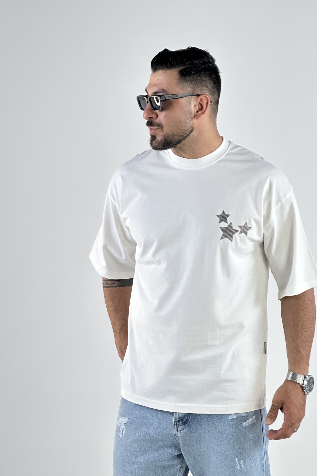 تیشرت گلدوزی ستاره  (8267)