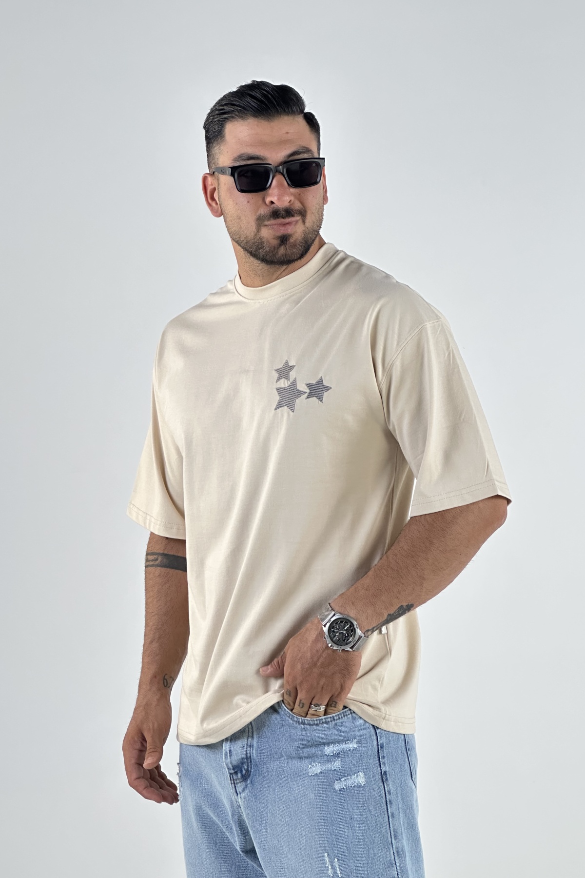 تیشرت گلدوزی ستاره  (8267)