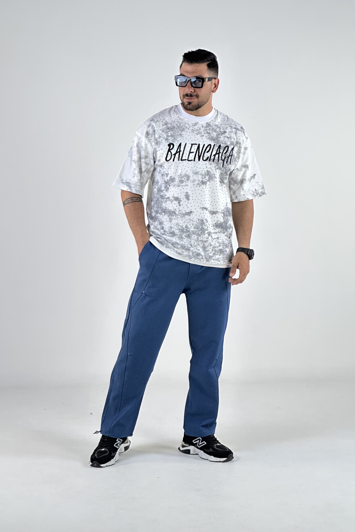 تیشرت گلدوزی BALENCIAGA ماکان (8264)