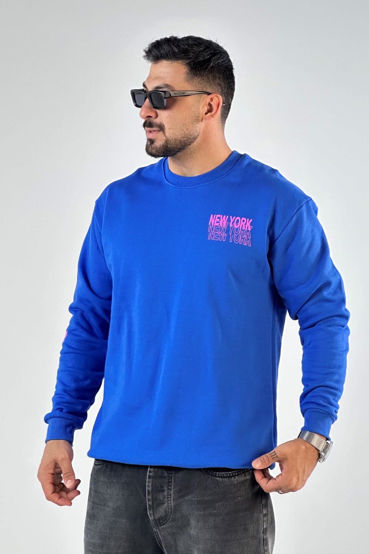 دورس چاپ NEW YORK سه نخ (8535)