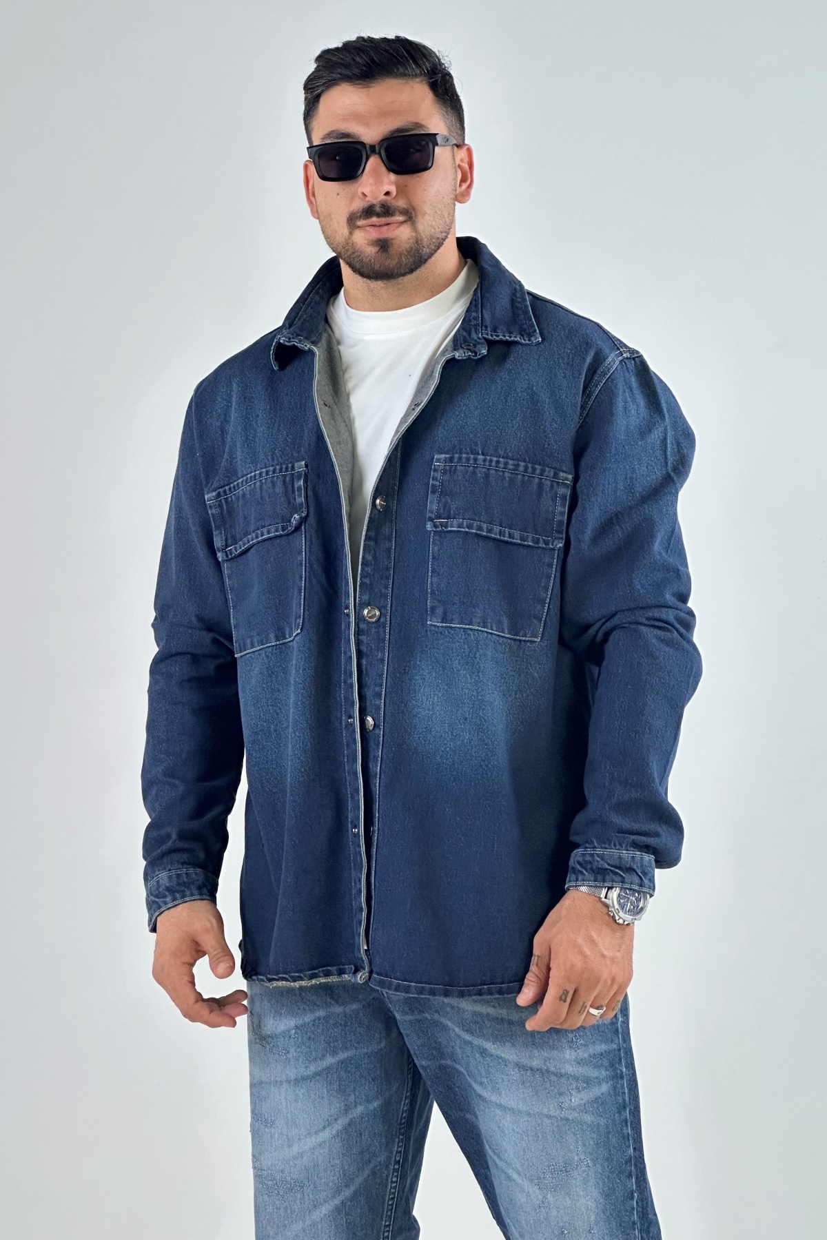 کت جین 2جیب   (8493)