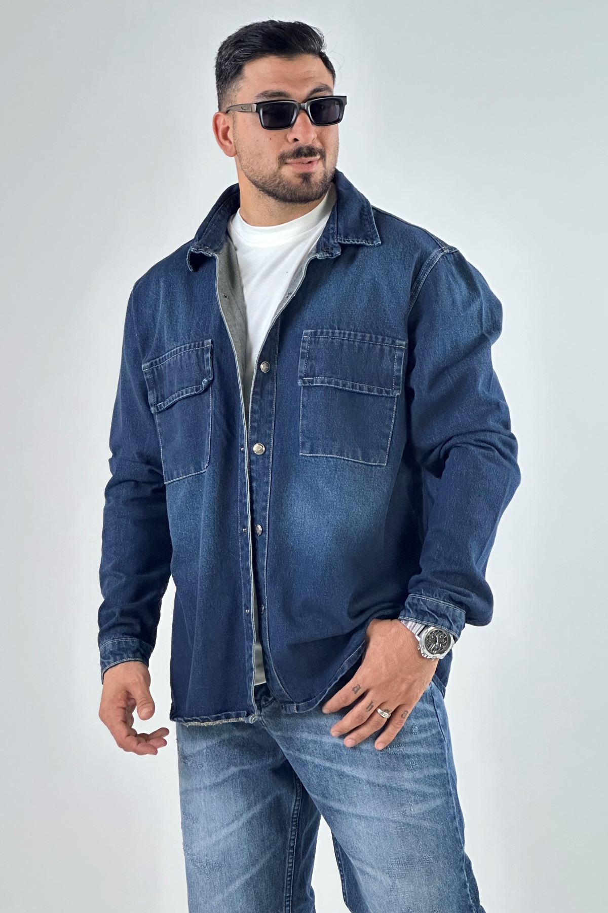 کت جین 2جیب   (8493)