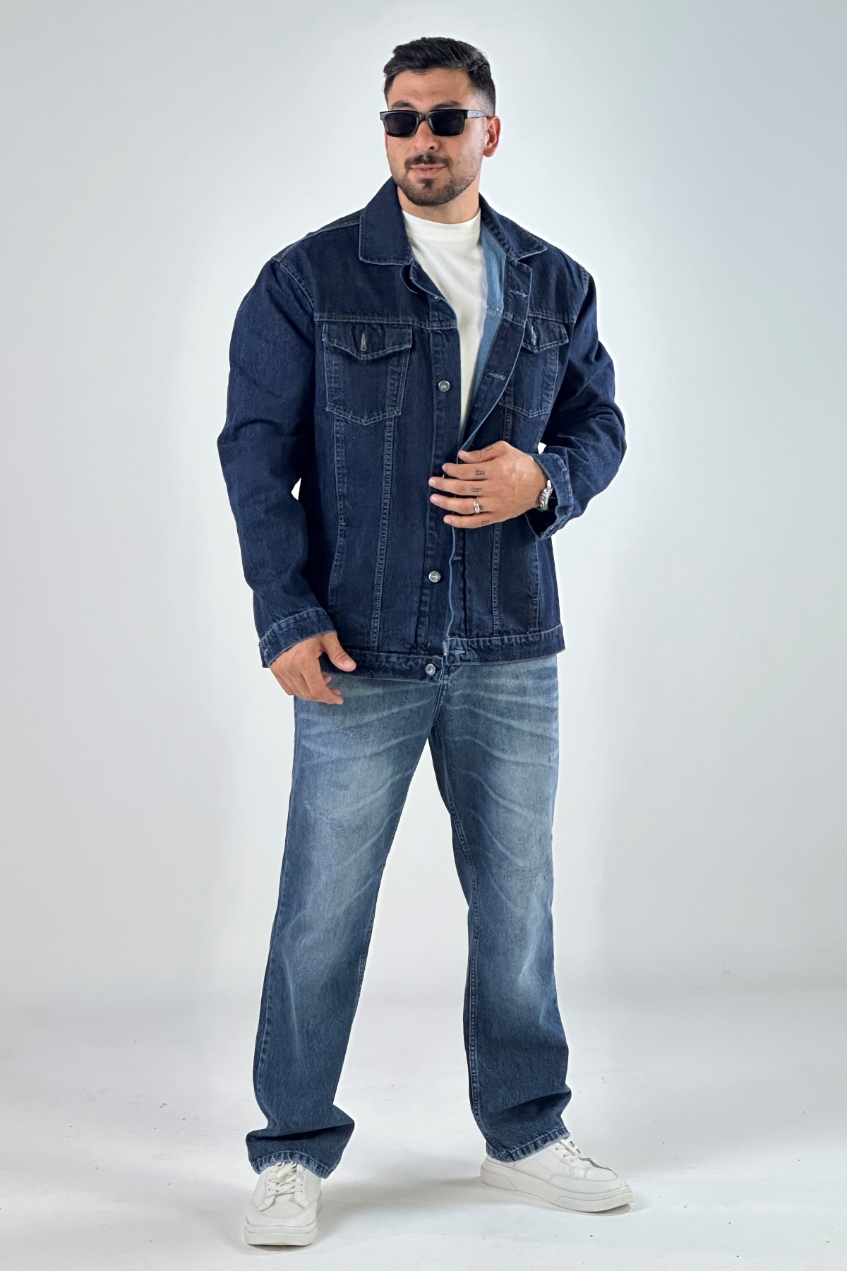 کت جین 4 جیب  (8492)