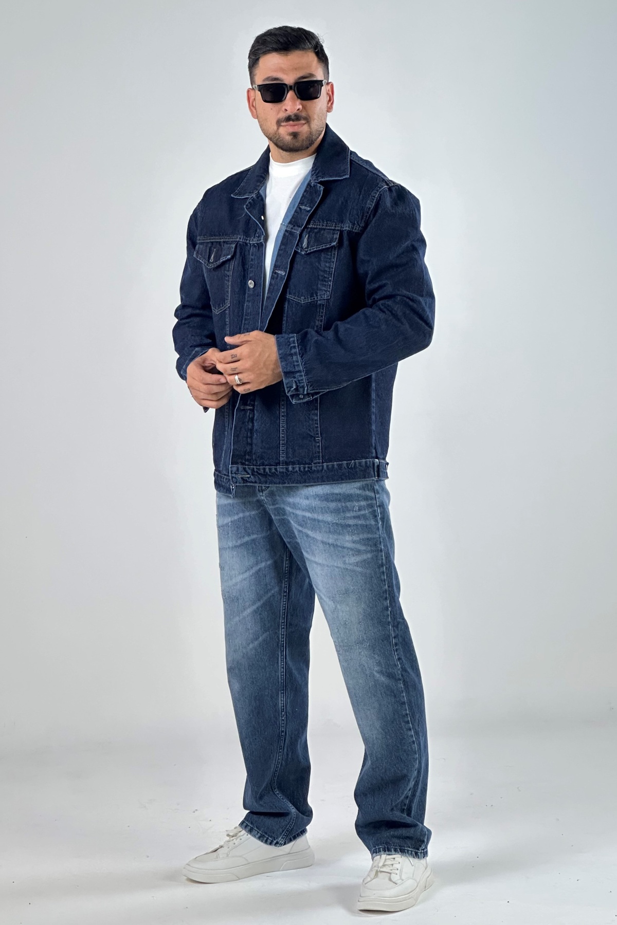 کت جین 4 جیب  (8492)