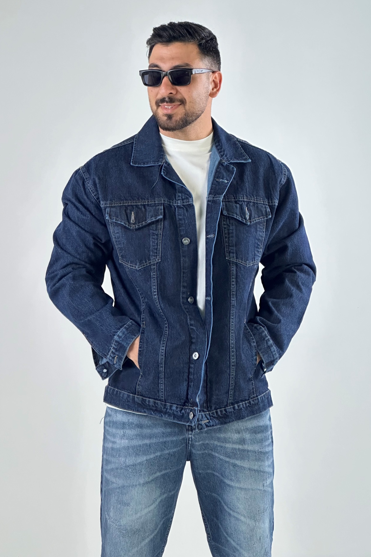 کت جین 4 جیب  (8492)