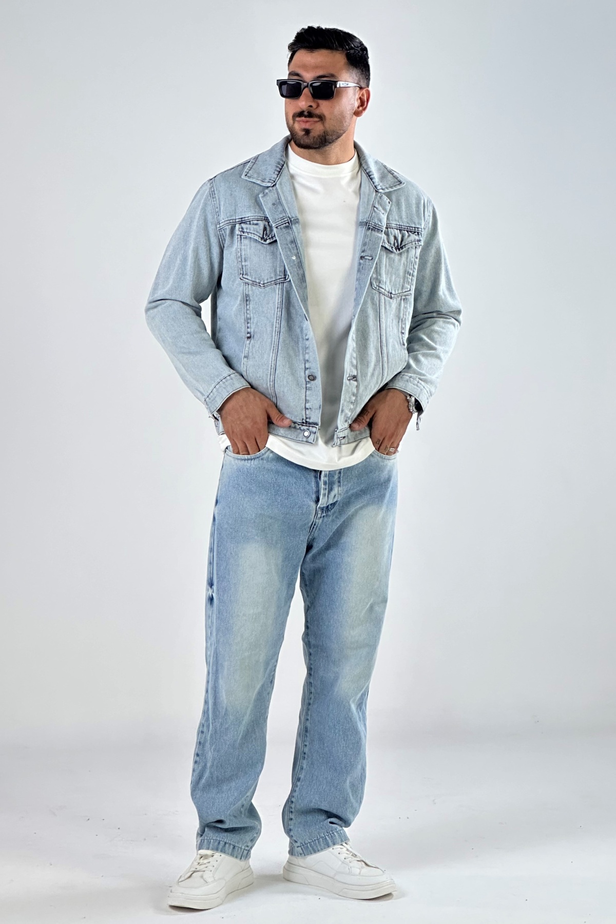 کت جین 4 جیب  (8492)