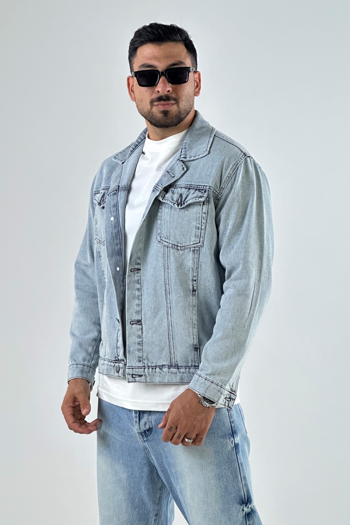 کت جین 4 جیب  (8492)