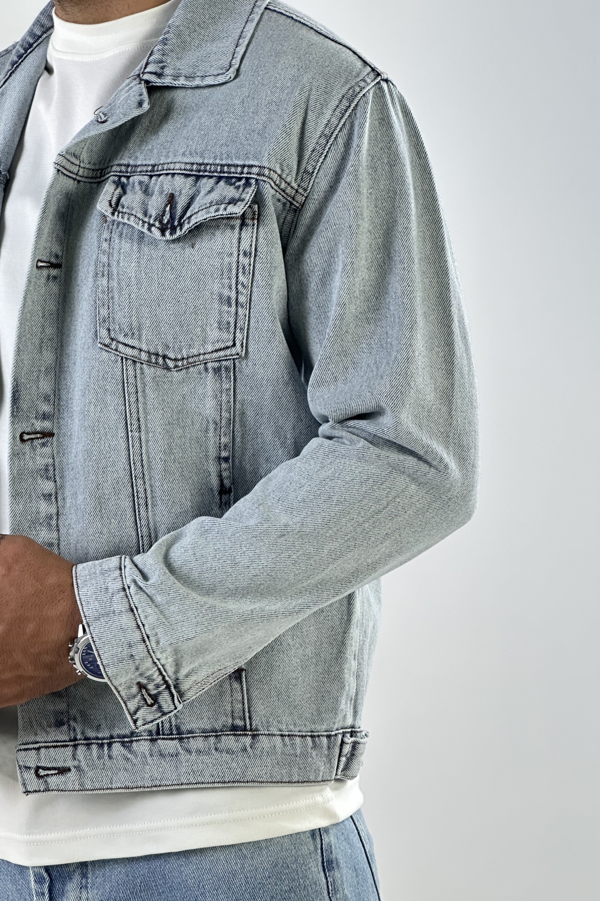 کت جین 4 جیب  (8492)