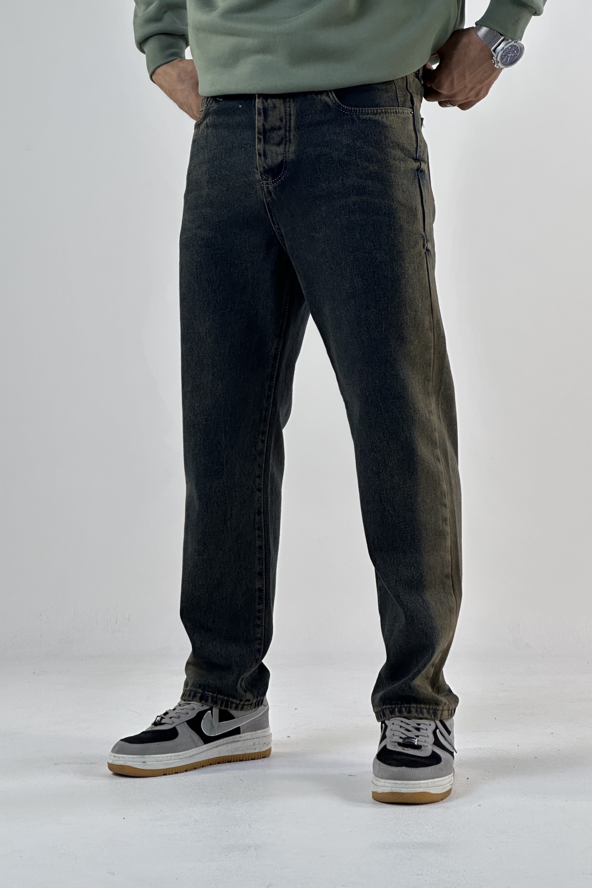 شلوار بگ کثیف شور  (8627)