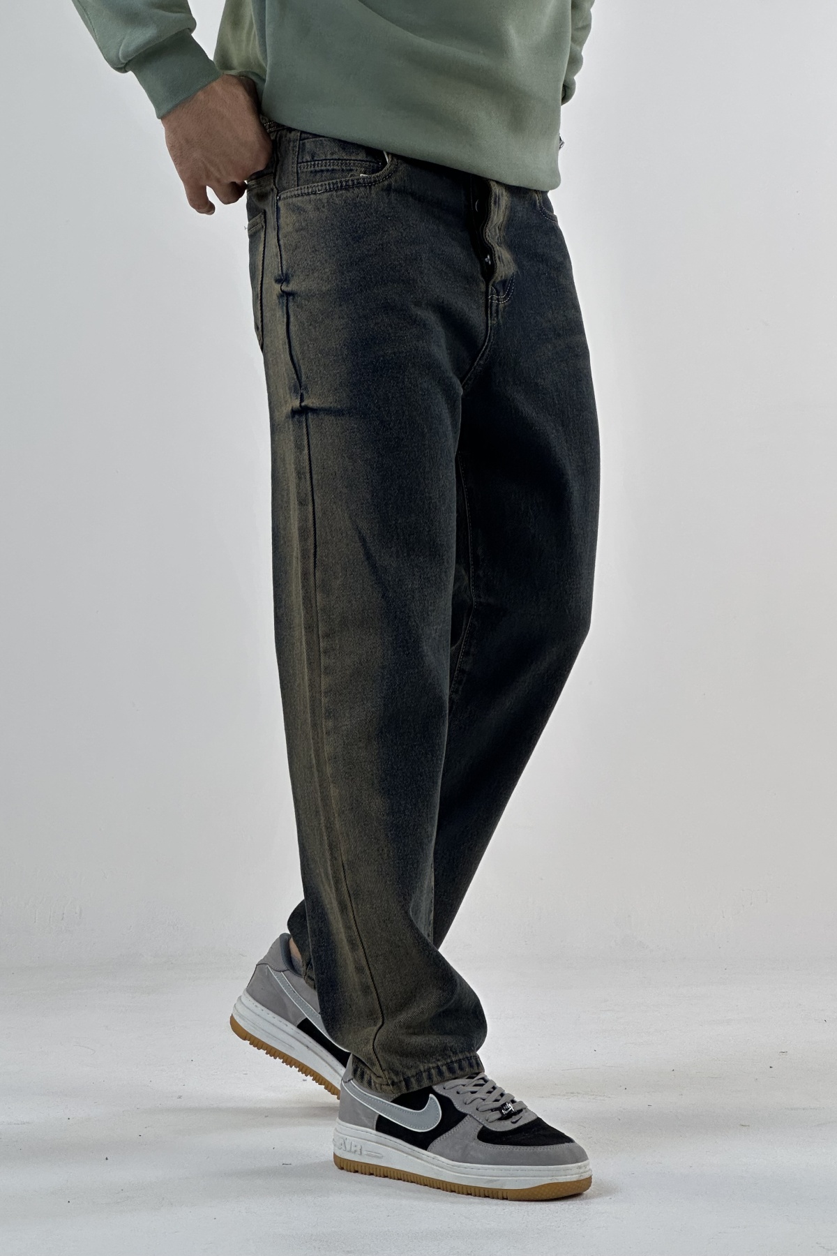 شلوار بگ کثیف شور  (8627)