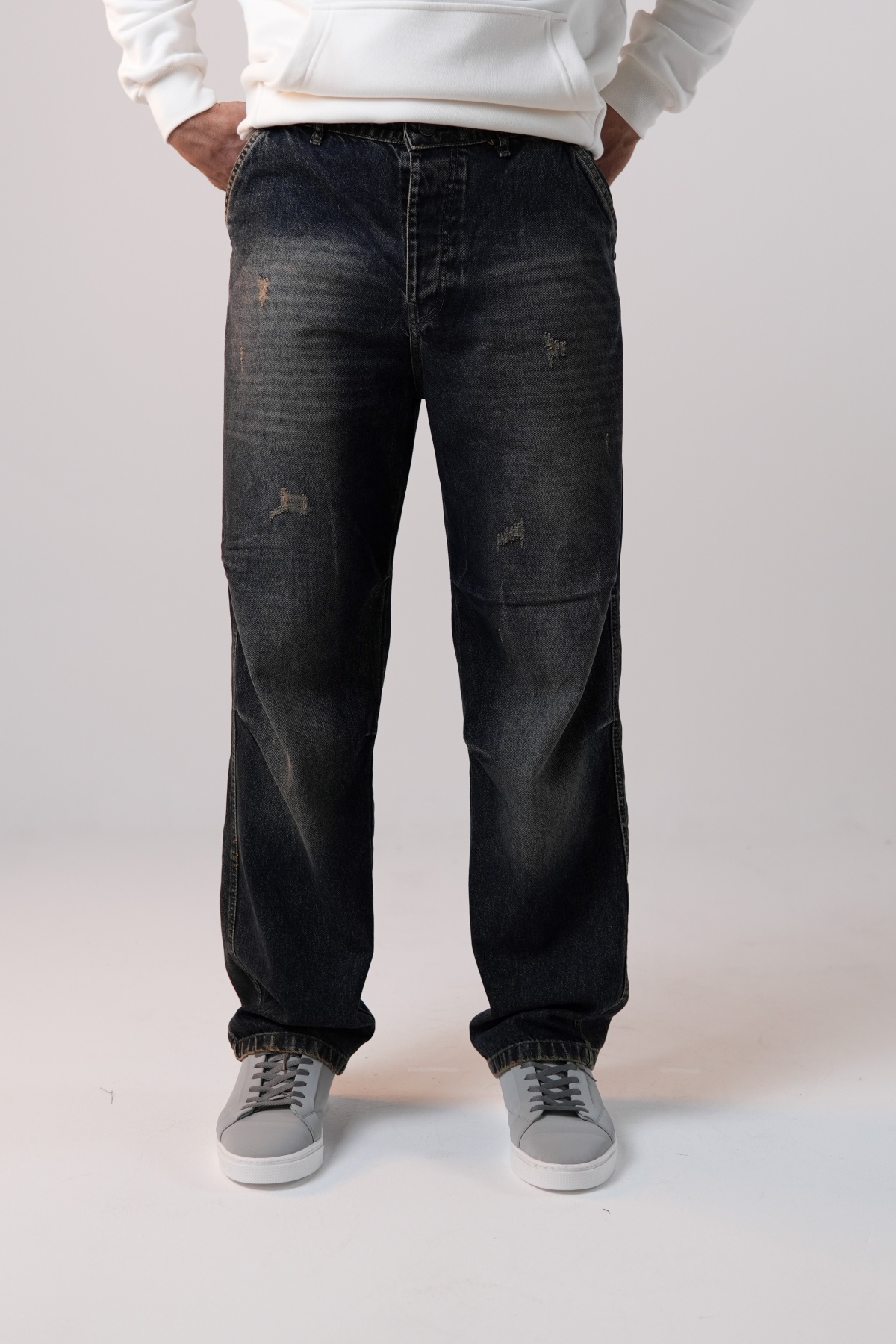 شلوار جین فول بگ (8494)