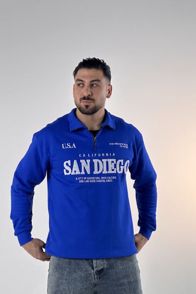 نیم زیپ گلدوزی SAN DIEGO دورس (8993)