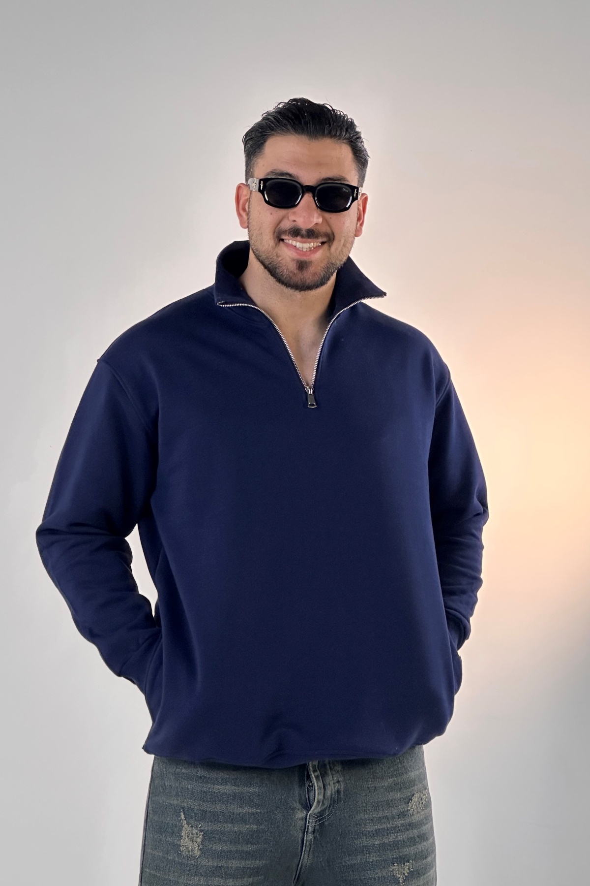 نیم زیپ ساده  (9058)