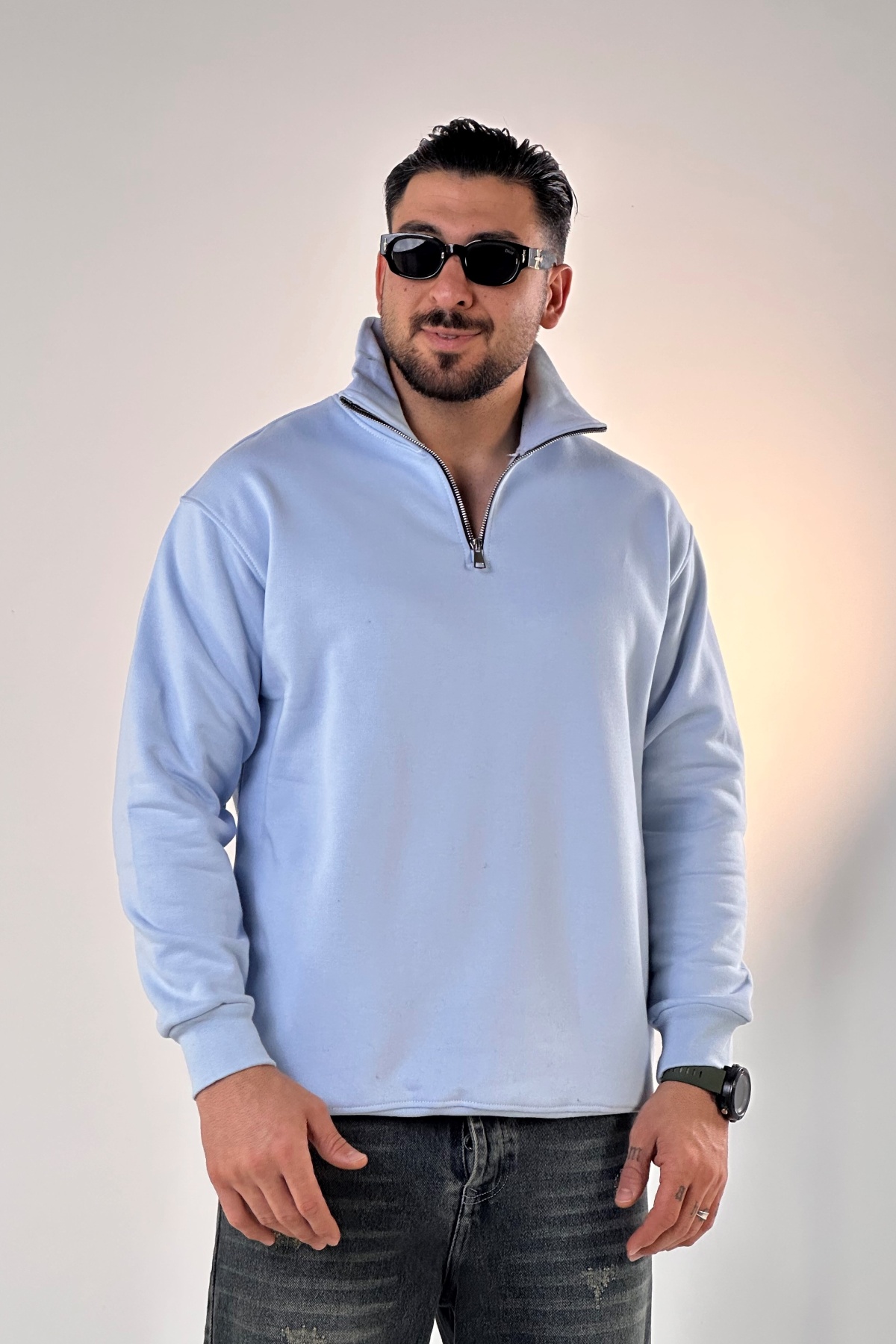 نیم زیپ ساده  (9058)