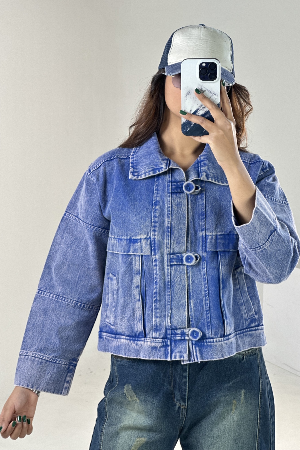 کت کتان دکمه بندی (9331)